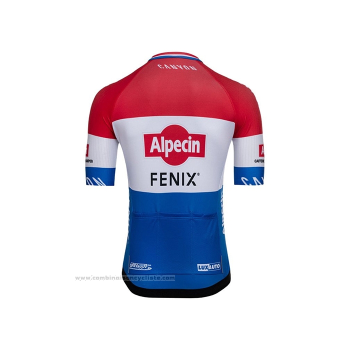 2021 Maillot Cyclisme Alpecin Fenix Champion Pays-bas Manches Courtes et Cuissard